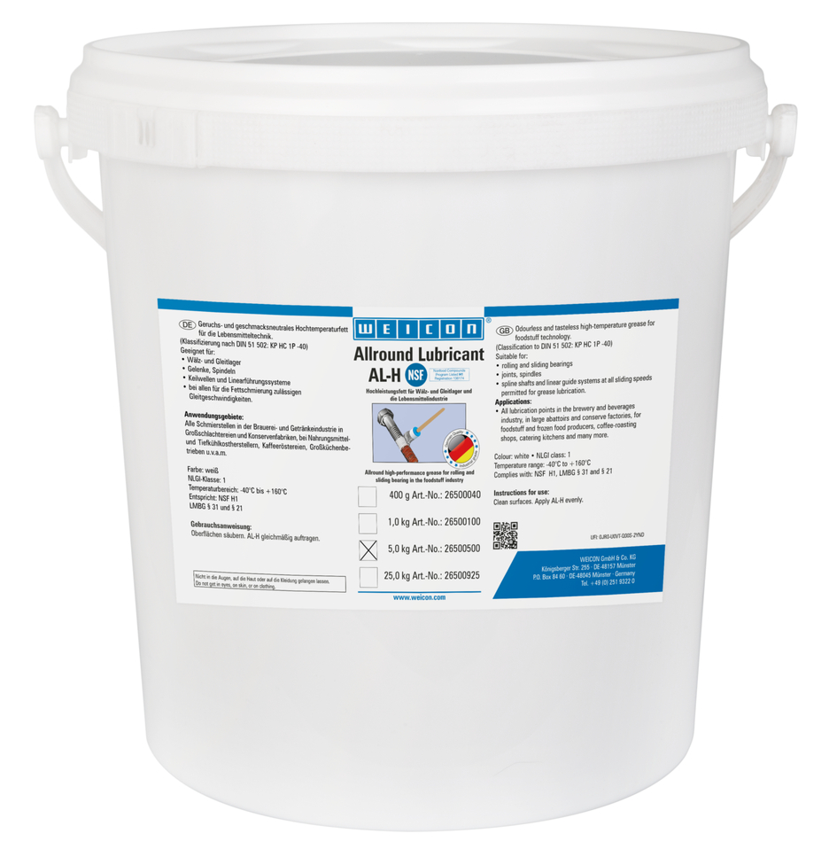 AL-H High-Performance Grease | Food-safe high-temperature grease