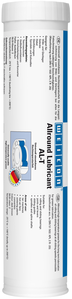 AL-T High-Performance Grease | High-temperature grease 190°C