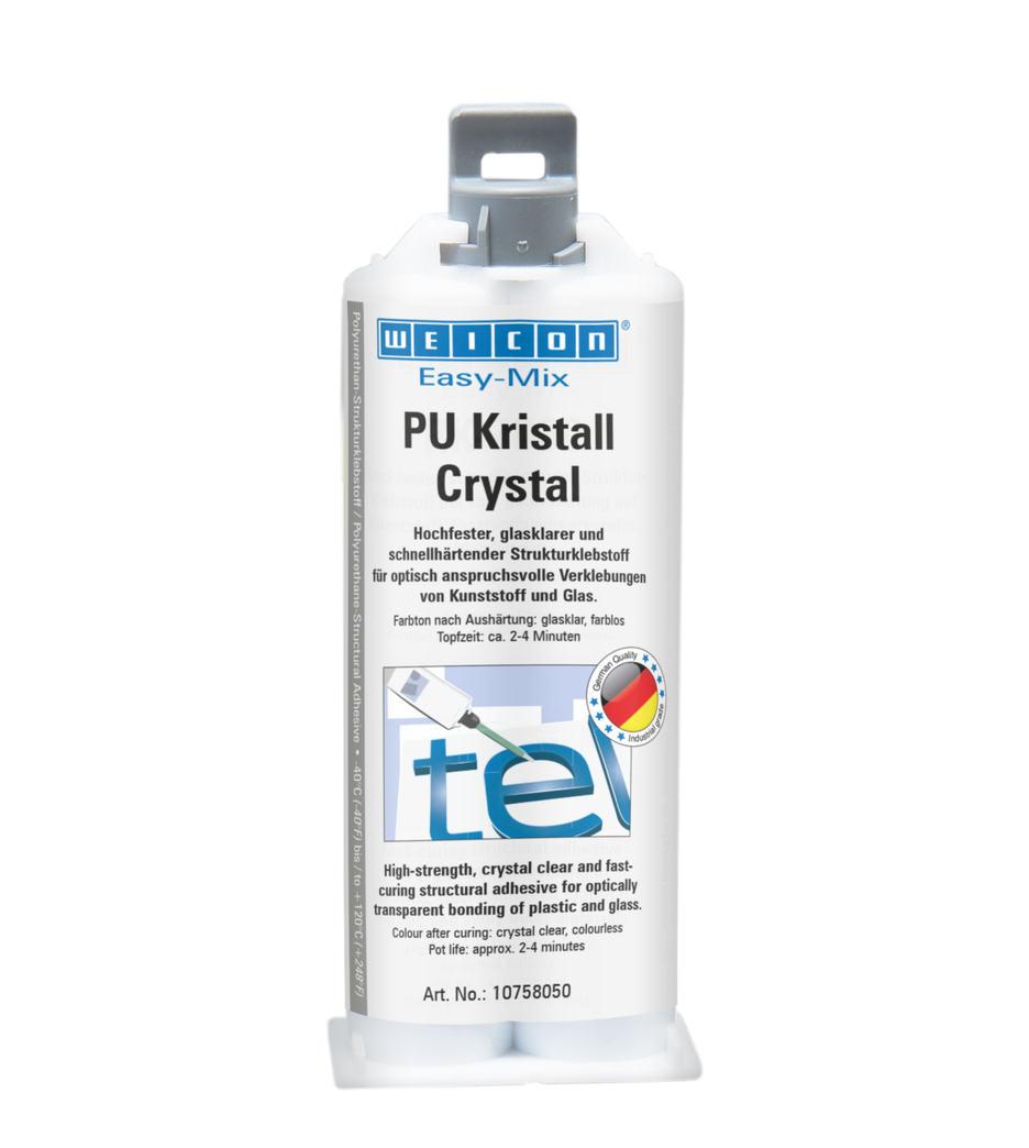 Easy-Mix PU Crystal Polyurethane Adhesive | polyurethane adhesive, crystal clear