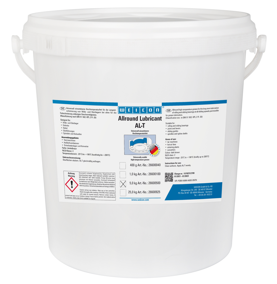 AL-T High-Performance Grease | High-temperature grease 190°C