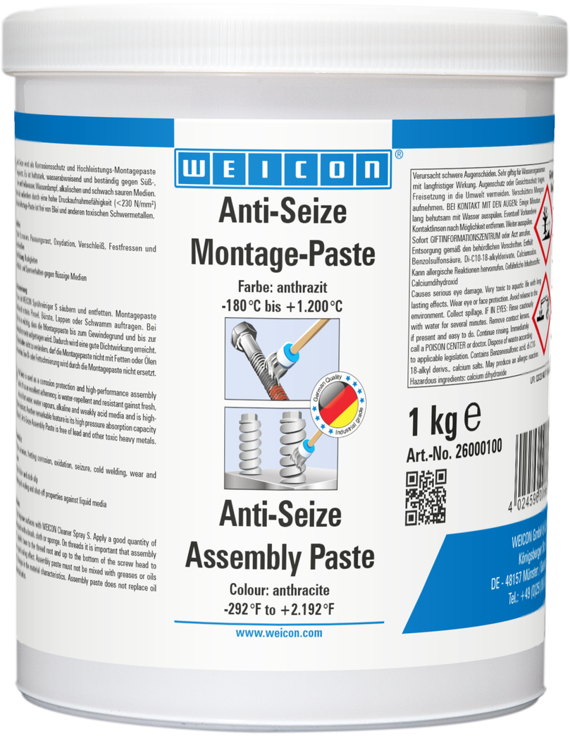 Anti-Seize Assembly Paste | lubricant and release agent paste