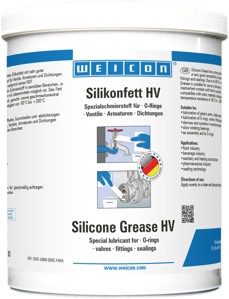 Silicone Grease HV | Food-safe lubricating grease